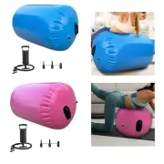 Gymnastics Mat Inflatable Tumbling Roller with Air Pump Non Slip Back Handspring