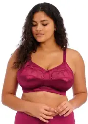 ELOMI CATE BERRY SOFT CUP / WIRE FREE BRA SIZE 36E / 14E