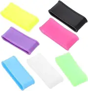 GANAZONO 7Pcs Non Skid Racket Grip Bands for Tennis and Badminton Secure Grip Rings for Enhanced Control Versatile Sealing Rings to Prevent Loosening Racket Accessories