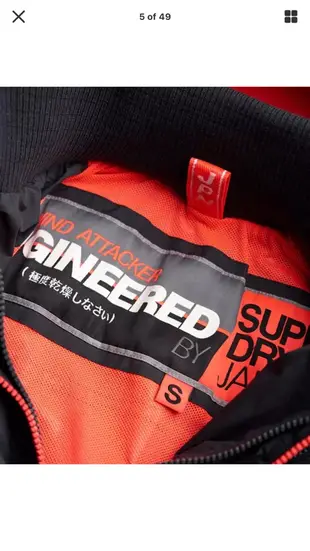 Superdry Hooded Technical Wind Attacker Dark Charcoal 代購