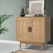 Rattan Buffet Sideboard Cabinet