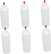 BESTYASH Precision Tip Sauce Bottles 250ml Condiment Squeeze Bottles for Ketchup Mustard Oil Dressing Versatile Kitchen Tool