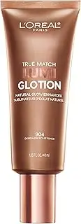 L'Oreal Paris Makeup True Match Lumi Glotion, Natural Glow Enhancer, Illuminator Highlighter, Bronzing Drops For a Sun-Kissed Glow, 904 Deep