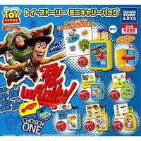在飛比找PChome24h購物優惠-全套6款【日本正版】玩具總動員 迷你貼紙行李箱 扭蛋 轉蛋 