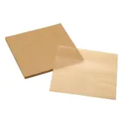 100Pcs Air Fryer Parchment Paper, 6 Inch Square Air Fryer Liner, Brown