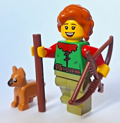 LEGO Castle Forestman girl MINIFIGURE ranger knights Viking elves 10305 10332