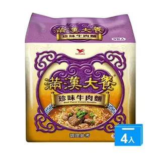 統一滿漢大餐珍味牛肉麵173Gx12入(箱)