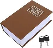 Alipis Secret Book Safe Key Lock Hidden Storage Container Book-shape Decorative Box
