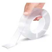 Nano Double Sided Tape,Multipurpose Removable Adhesive Transparent Grip Mounting