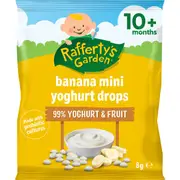 Rafferty's Garden Mini Yoghurt Drops Banana 8g