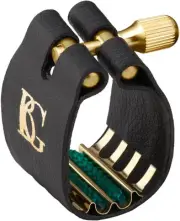 BG Super Revelation Ligature for Baritone Saxophone Gold Plate Support L15S