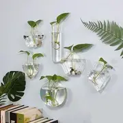 Wall Hanging Glass Vase (various designs) Type B - Mouse - One Size