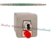 MMTC - 1KXS-SLF Exterior Tamperproof Open-Close Key Switch Stop Button Mount