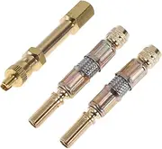 X AUTOHAUX 1Set 180 Dergee Copper Tire Valve Extension with Durable Stainless Steel 75mm Tyre Valve Stem Extender for Car Motorcycle RV Truck Bike