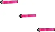 MUCKLILY 3pcs Towing Strap for Car Decoration Stylish Traction Strap for Bumper Unique Car Exterior Accessory Appearance Sleek Design for Automotive Styling