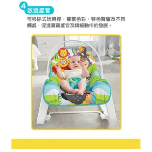 Fisher-Price 費雪 動物安撫躺椅 (盒損品)