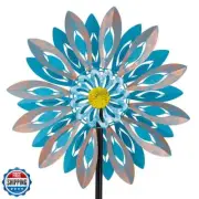 Viveta Wind Spinners,18 * 81" Large Outdoor Wind Spinner,Double-Side Wind Scu