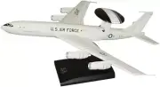 USAF Boeing E-3 Sentry AWACS AEW&C Desk Top Display Jet Model 1/100 SC Airplane