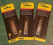 Stanley 11-114 Blade Knife USA NOS Curved Blades Art Artist 9 Blades Total