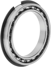 X AUTOHAUX 6807NR Deep Groove Ball Bearings 35x47x7mm P5 Open Type Lubricated Bearings 1 Pc Car Scooter Skateboard Wheel Universal Silver Tone