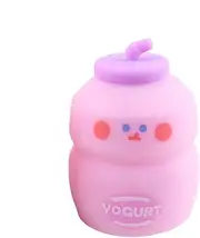Squeeze Fidget Toy - Slow Rebound Doll Cartoon Stress Reliever - Hand Squeeze Tool Silicone Quiet Fidget Doll for Children Adults