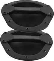 COMNESTBI 2pcs Audio Handles Replacement Speakers Heavy Chat Speaker Attachment Speaker Handle Loudspeaker Handles Speaker Supplies Speaker Handle Replacement Plastic Black