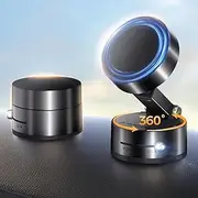 Phone Holders for Your Car, Foldable Car Phone Holder Mount for Dashboard, 360° Rotatable Magnetic Phone Holder for Car, Magnetic Car Mount for iPhone All Cell Phones, Black
