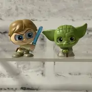 Star Wars Disney Doorables Luke Skywalker and Yoda Figures