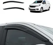 OAD4X4 Weathershields Compatible with LDV G10 2016-Onwards, Weather Shields Window Visors Wind Deflectors Sun Rain Guard 2PCS Set
