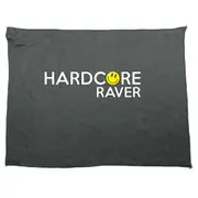 Hardcore Raver Smile - Funny Novelty Soft Sport Microfiber Towel