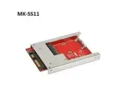 Latch mSATA to 2.5" SATA Device Converter with Metal Frame, CablesOnline MK-SS11