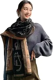 [RainFlowwer] Pashmina Shawls and Wraps, Scarf for Women, Blanket Scarf, Shawls and Wraps for Evening Dresses Wedding