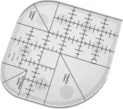 Acrylic Sewing Curved Corner Cutter Ruler Sewing Patchwork Ruler Sewing Template