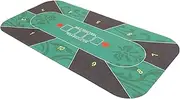 Versatile Poker Chip Pad Large Rectangle Tablecloth Decorative Mat for Board Games Easy to Carry