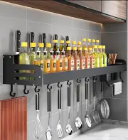 Joybos® Multipurpose Wall-mounted Aluminum Kitchen Rack Organizer