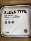 MALOUF SLICKK5P Sleep TITE Five IceTech Waterproof Mattress Protector King (NEW)