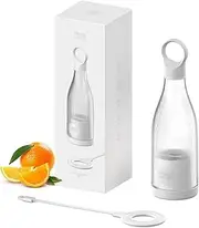 Portable Smoothie Blender, Wireless Portable Smoothie Blender on The Go, Fresh Juice Bottle Portable, Wireless Portable Blender Rechargeable Multifunctional Portable Juicer Cup (#,B)