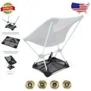 Lightweight Foldable Ground Sheet Accessory for Camp Chair One - Black