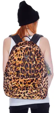 [Joyrich] Star Burst Leopard Backpack