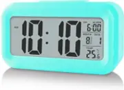 Digital Alarm Clock with Indoor Temperature Display | Battery Operated, Snooze