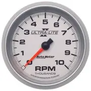 Autometer Ultra-Lite II Tachometer In Dash - 10,000 RPM, 3 3/8 Inch, AU4997