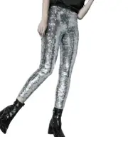 Topshop Moto Joni Super High Waisted Skinny Sequins Jeans W28 L30 New w/ Tags