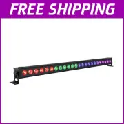 RGB LED Uplight Bar - 72W 40" Sound Active DMX Wash Light for Stunning Events