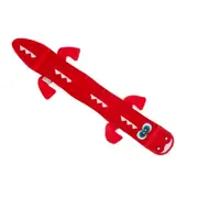 Outward Hound Fire Biterz Tough Red Dragon No Stuffing Squeaker Dog Toy - 3 Squeakers