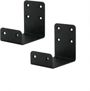 YMSZGBZG Heavy Duty Mantel Brackets，Floating Shelf Fireplace Bracket，U-Shaped Beam-Style Mantel Support(2 Packs). (4x4x3)
