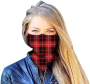 UPF50+ Solar Shield Lumberjack Plaid Headskinz Neck Gaiter - Multifunctional, Face Bandana, Neck Scarf, Face mask, Headband, Fishing, Motorbike, Running, Camping, Outdoors, Sun Protection