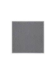 GG-pattern knitted scarf One size grey