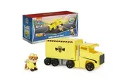Paw Patrol, Big Truck Pups Rubble Transforming Toy Trucks with Collectible Action Figure, Kids Toys for Ages 3 and Up