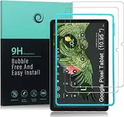 IBYWIND Screen Protector For Google Pixel Tablet(10.95 Inches),with 2Pcs Tempered Glass,[Fingerprint Reader,Easy to install]