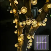 22m 200 LED Solar Festoon String Lights Wedding Party Christmas Decor Light